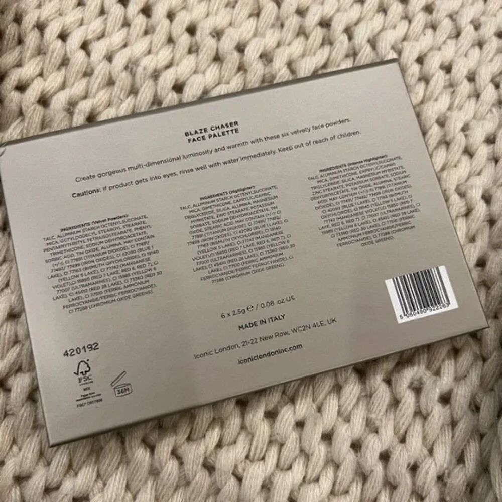 Iconic London - Blaze Chaser Face Palette - Brand New! - Picture 4 of 5